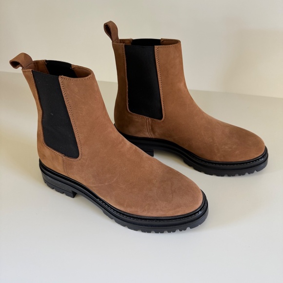 Jenni Kayne Brooklin Lug Boots - 40 - Walnut - Picture 3 of 6